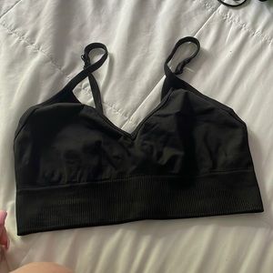 Lululemon sports bra. Low-medium support.